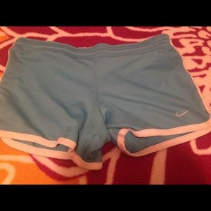 NIKE FIT TIFFANY BLUE RUNNING SHORTS MEDIUM