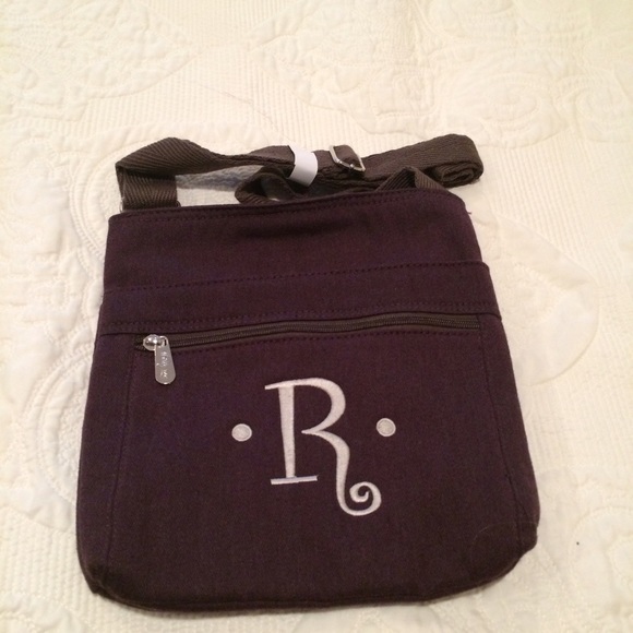 Thirty-One embroidered organizing shoulder bag