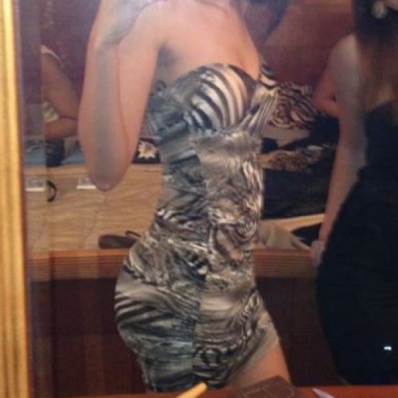 Animal Print Club Dress