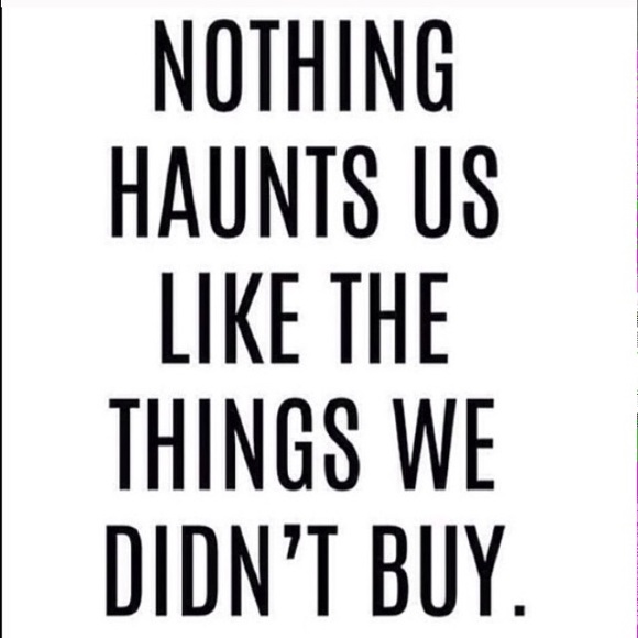 Other - Nothing Haunts Us Like the Things We Didn't Buy