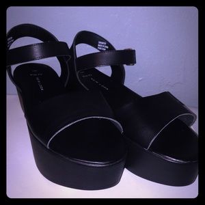 New Look flatform/platform sandals size 9W