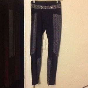 Black leggings with embellishments