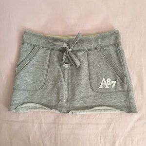 Aeropostale Gray Mini-Skirt