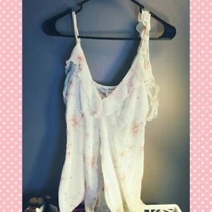 Flowy Floral Lingerine & Thong Set