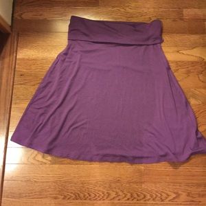 Old Navy purple fold over skirt size medium