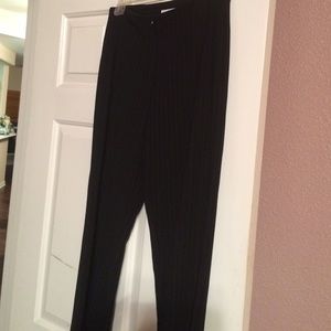 Front zip slacks