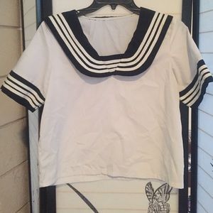 Cute vintage nautical top