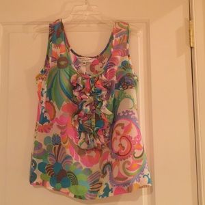 Trina Turk Ruffled Tank