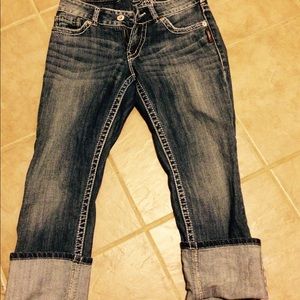 Silver Jeans Suki Cuffed Crops