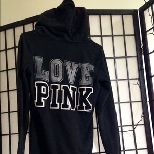 Black pullover hoodie