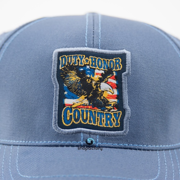 "Duty Honor & Country" US military cap light blue - Picture 2 of 2