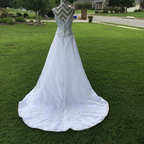 ❤️ Size 10 David's Bridal Wedding Gown Dress 10