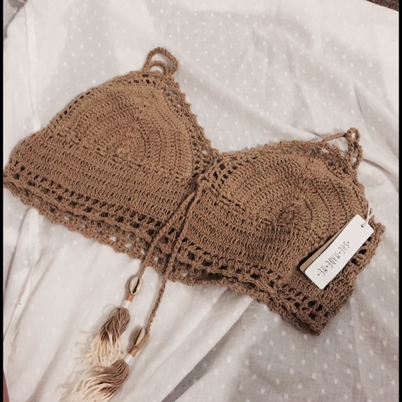 Free people gathered crochet bralette