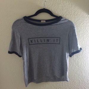 BRANDY MELVILLE "Killin it" top