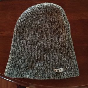 Grey neff beanie