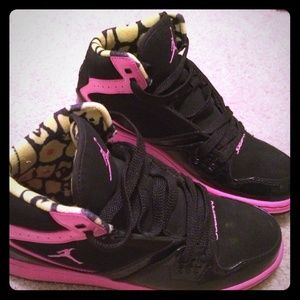 Jordan's pink and black! Unique!!
