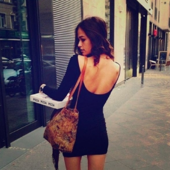 American apparel low back mini dress