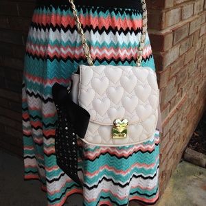 👠 NWT Betsey Johnson Hearts Bag - Great for V-day