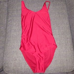 American apparel nylon tricut one piece swimsuit