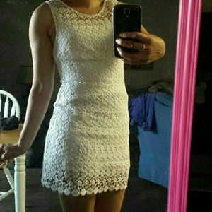 Hollister White Lace Dress