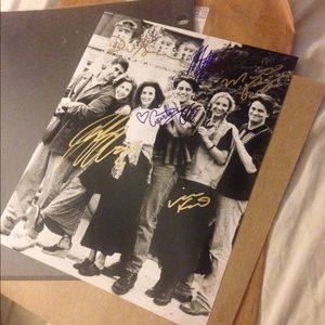 100% authentic TV show friends photo autographed