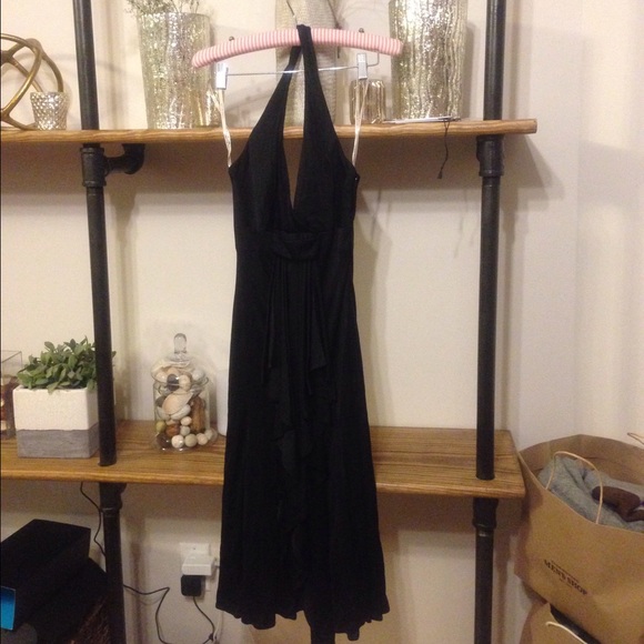 Karen Millen Black Halter-Neck Dress