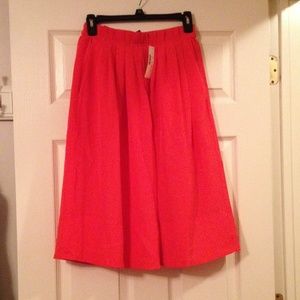 J Crew Peated Midi Skirt