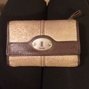 FOSSIL Gold Maddox Wallet
