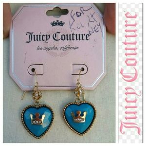 Juicy Couture Earrings Heart Dangle