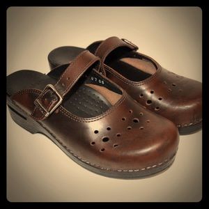 Dansko Mary Jane style clogs