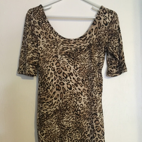 NWOT Leopard print dress