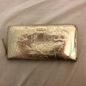 Gold Kate Spade Wallet