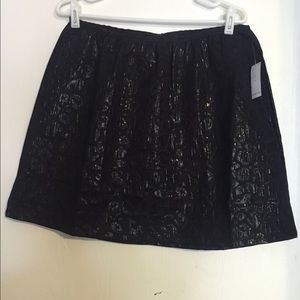 NWT subtle leopard print skirt