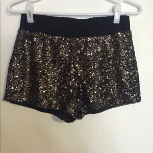 NWOT sequin shorts