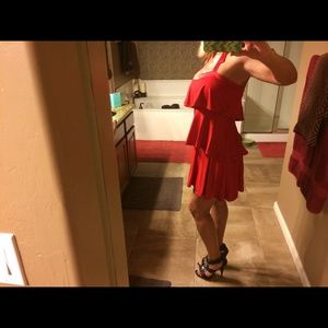 Bebe sexy red dress