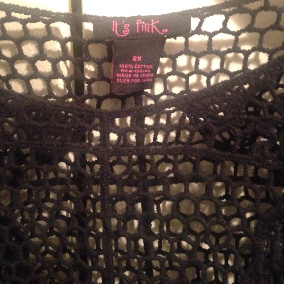 Crochet black top - Picture 2 of 3