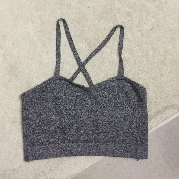 American Apparel grey bustier