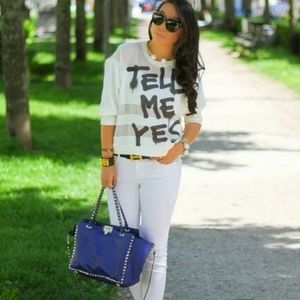 Zara Tell Me Yes sweater