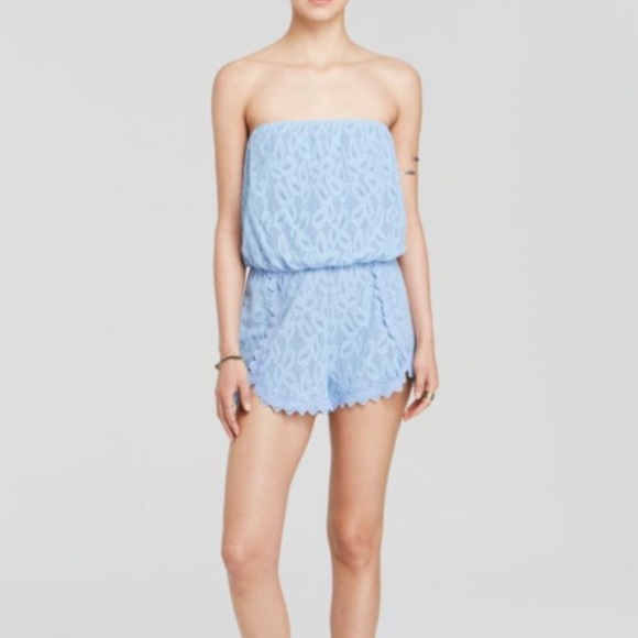 Free People Tahlia Lace Romper
