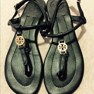 Tory burch sandle, leather