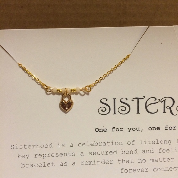 Lock & Key Sister/ BFF Bracelet Set - Picture 2 of 4
