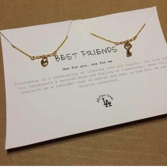 Lock & Key Sister/ BFF Bracelet Set - Picture 4 of 4