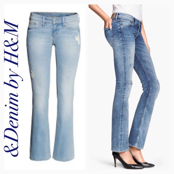 h and m low rise jeans