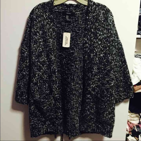 Chunky knit cardigan