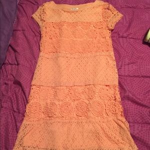 Xhilaration crochet knit dress size small