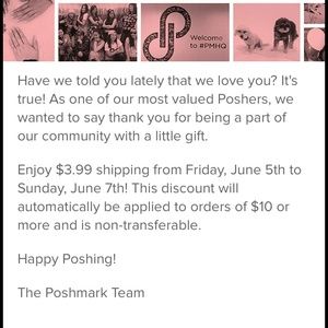 $3.99 shipping Friday, June 5 - Sunday, June 9
