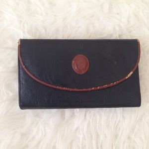 Black vintage wallet
