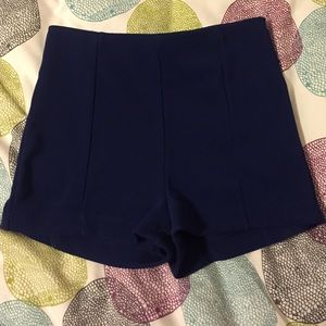 forever 21 Navy blue high waisted shorts