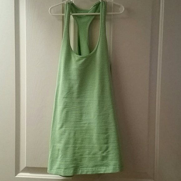 Lululemon gingham racerback tank