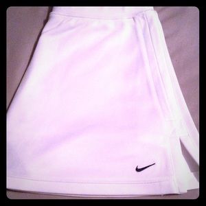 White Nike skort